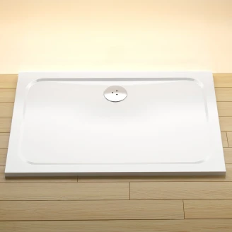 Ravak Dusjkar <strong>Gigant Pro</strong>  Chrome 100x90 Rektangulær Hvit Blank