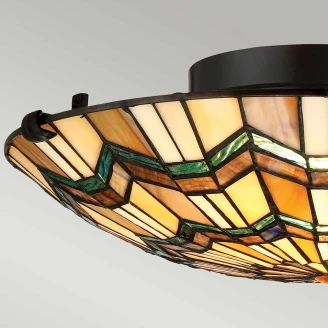 Quoizel Taklampe Alcott Flerfarget