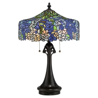 Quoizel Bordlampe <strong>Cobalt</strong>  Blå