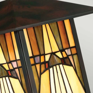 Quoizel Vegglampe Inglenook M Flerfarget, Bronse