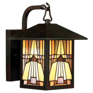 Quoizel Vegglampe <strong>Inglenook</strong>  S Flerfarget, Bronse