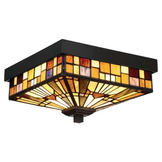 Quoizel Utendørs Taklampe <strong>Inglenook</strong>  Flerfarget, Bronse