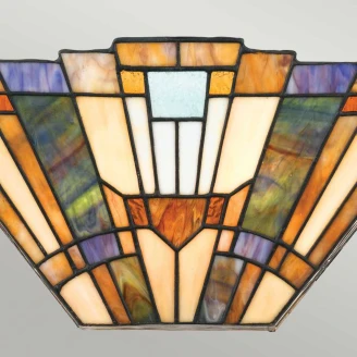 Quoizel Vegglampe Inglenook Flerfarget