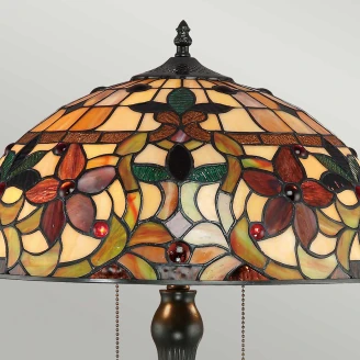 Quoizel Bordlampe Kami Flerfarget