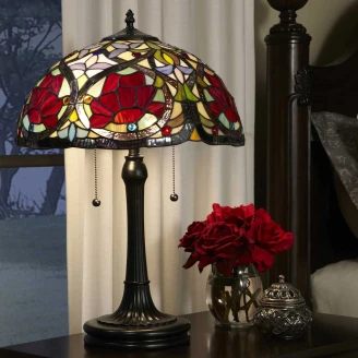 Quoizel Bordlampe <strong>Larissa Ny</strong>  Flerfarget, Bronse