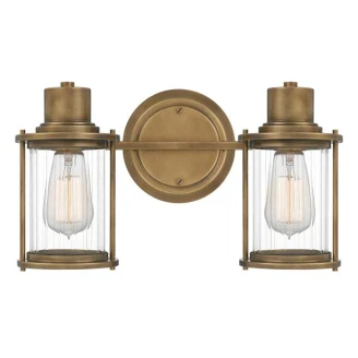 Quoizel Vegglampe <strong>Riggs</strong>  Duo Gull