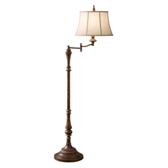 Feiss Gulvlampe <strong>Gibson</strong>  Bronse, Beige