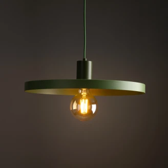 Hengelampe <strong>Flare</strong>  Grønn Matt Ø 40 cm