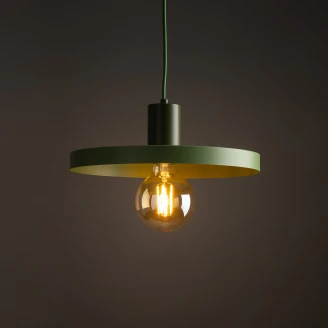Hengelampe <strong>Flare</strong>  Grønn Matt Ø 30 cm