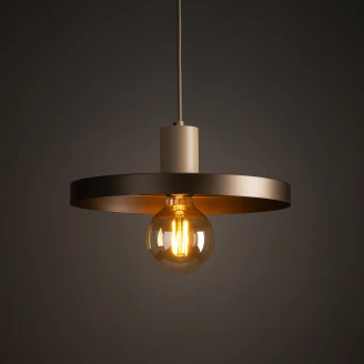Hengelampe <strong>Flare</strong>  Brun, Beige Matt Ø 30 cm