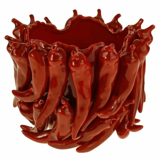 Werner Voss Vase S Chili Rød Blank