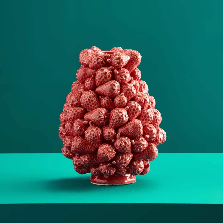 Werner Voss Vase Strawberry Rød Blank