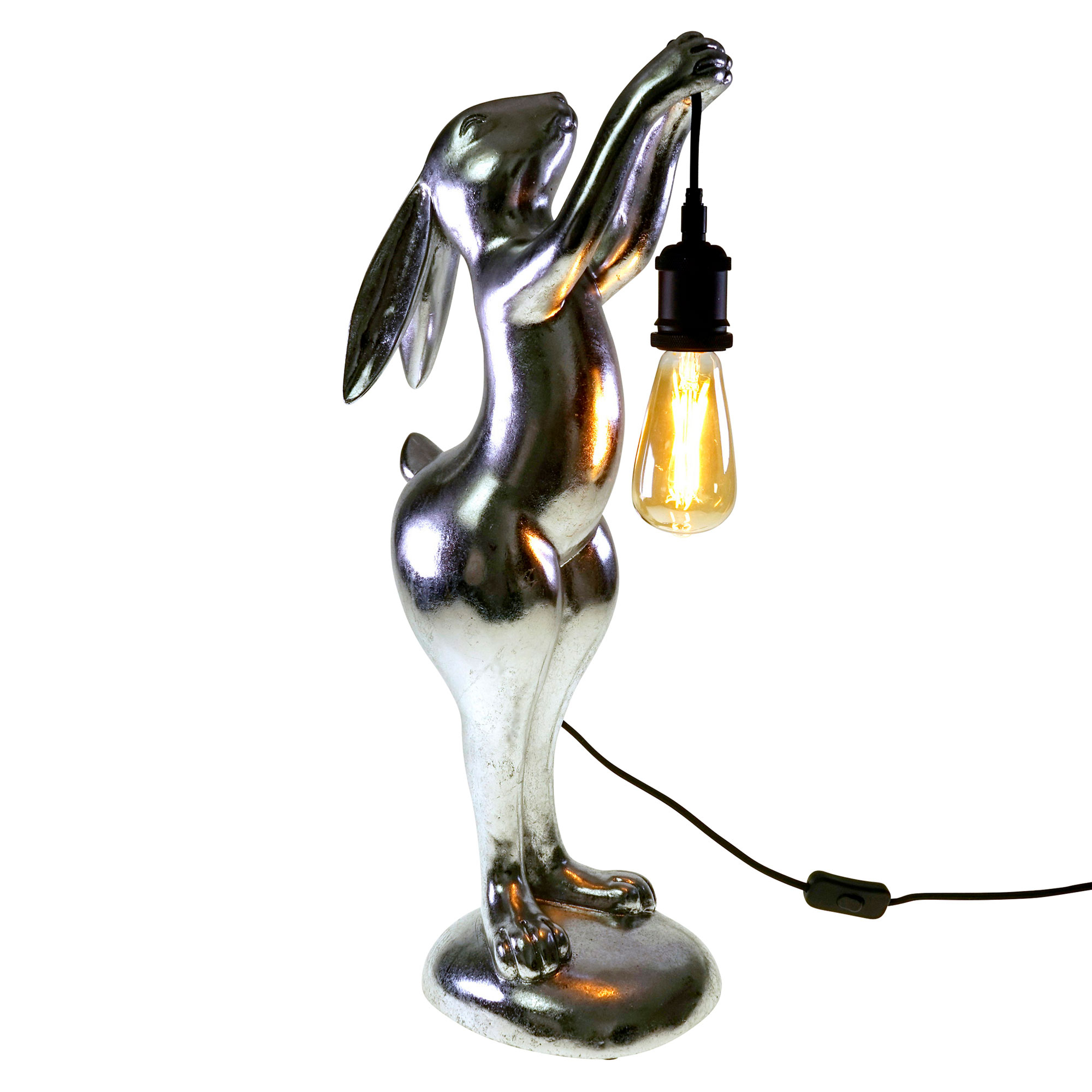 Werner Voss Bordlampe Holding Rabbit Sølv Blank