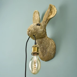 Werner Voss Vegglampe <strong>Hasi</strong>  Gull Blank