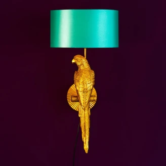 Werner Voss Vegglampe <strong>Percy</strong>  Gull, Turkis Blank