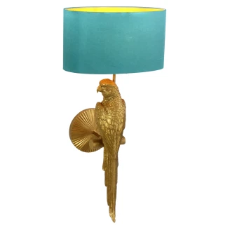 Werner Voss Vegglampe <strong>Percy</strong>  Gull, Turkis Blank