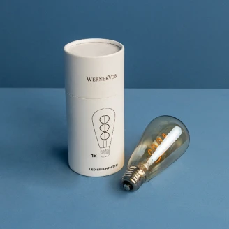 Werner Voss Lyspære E27 Filament 2000K, 4W, 230V Klar