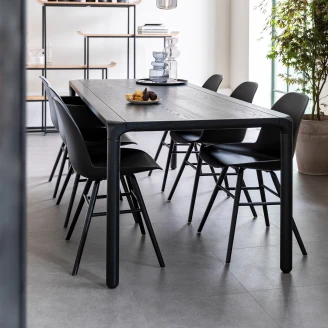Zuiver Spisebord <strong>Storm Ny</strong>  Svart 220x90 cm