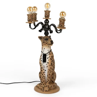 Bold Monkey Gulvlampe <strong>Proudly Crowned Panther</strong>  Brun, Gul Matt