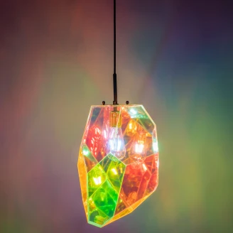 Bold Monkey Hengende Lampe <strong>Diamond Dear</strong>  Fiolett Blank