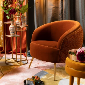 Bold Monkey Loungestol <strong>So Curvy</strong>  Oransje Matt