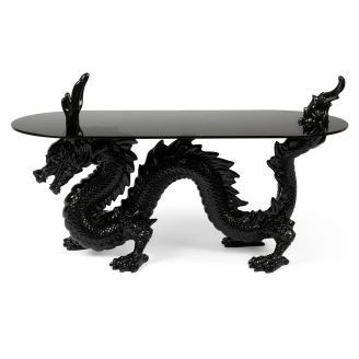 Bold Monkey Sofabord Dragonized Bastard Svart Blank 45x100 cm