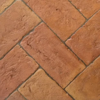 Alteret Håndlaget Gulvflis <strong>Antic Terracotta</strong>  13x25 cm