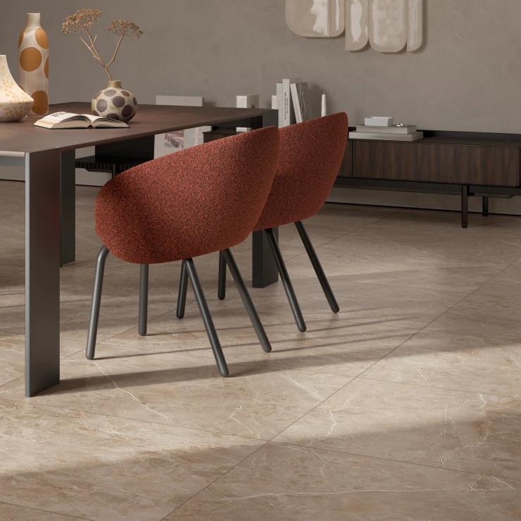 Marmor Gulvflis Marbelle Beige Matt 60x60 cm
