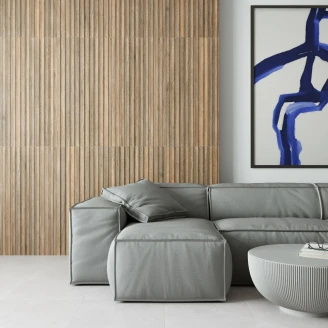 Veggflis <strong>Ekeby</strong>  Brun Matt Relieff 60x120 cm