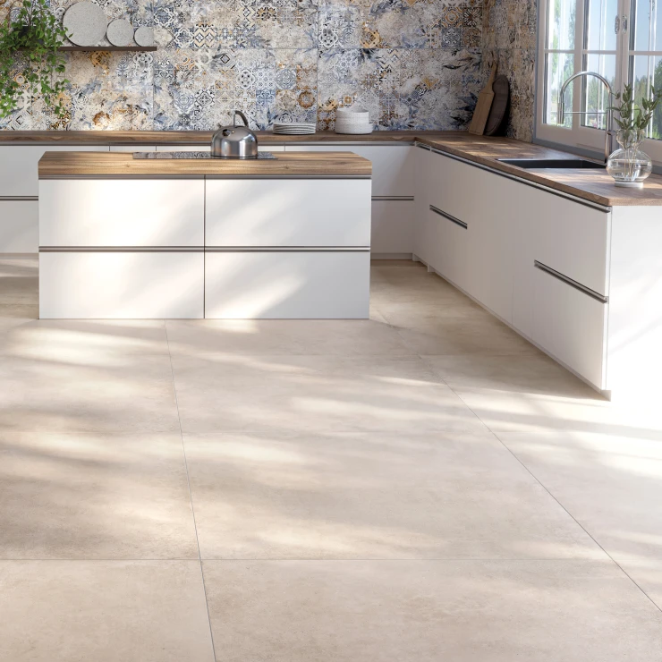 Gulvflis Archetype Ljusbeige Matt 61x122 cm