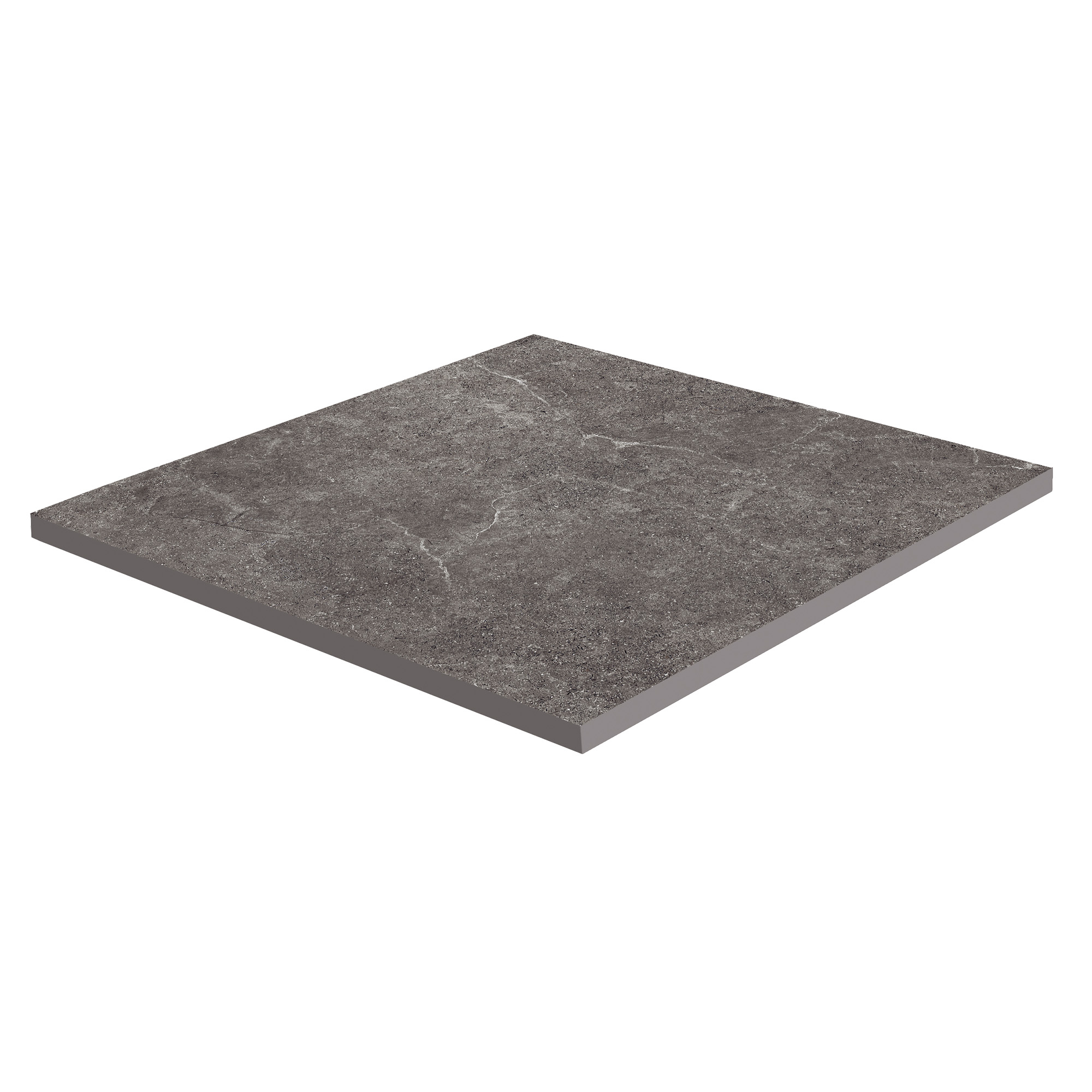 Utendørsflis Rosethorn Mørk Grå Matt 61x61 cm Tykkelse 20 mm