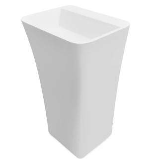 Håndlaget Servant <strong>Boreal</strong>  Hvit Blank 84 cm