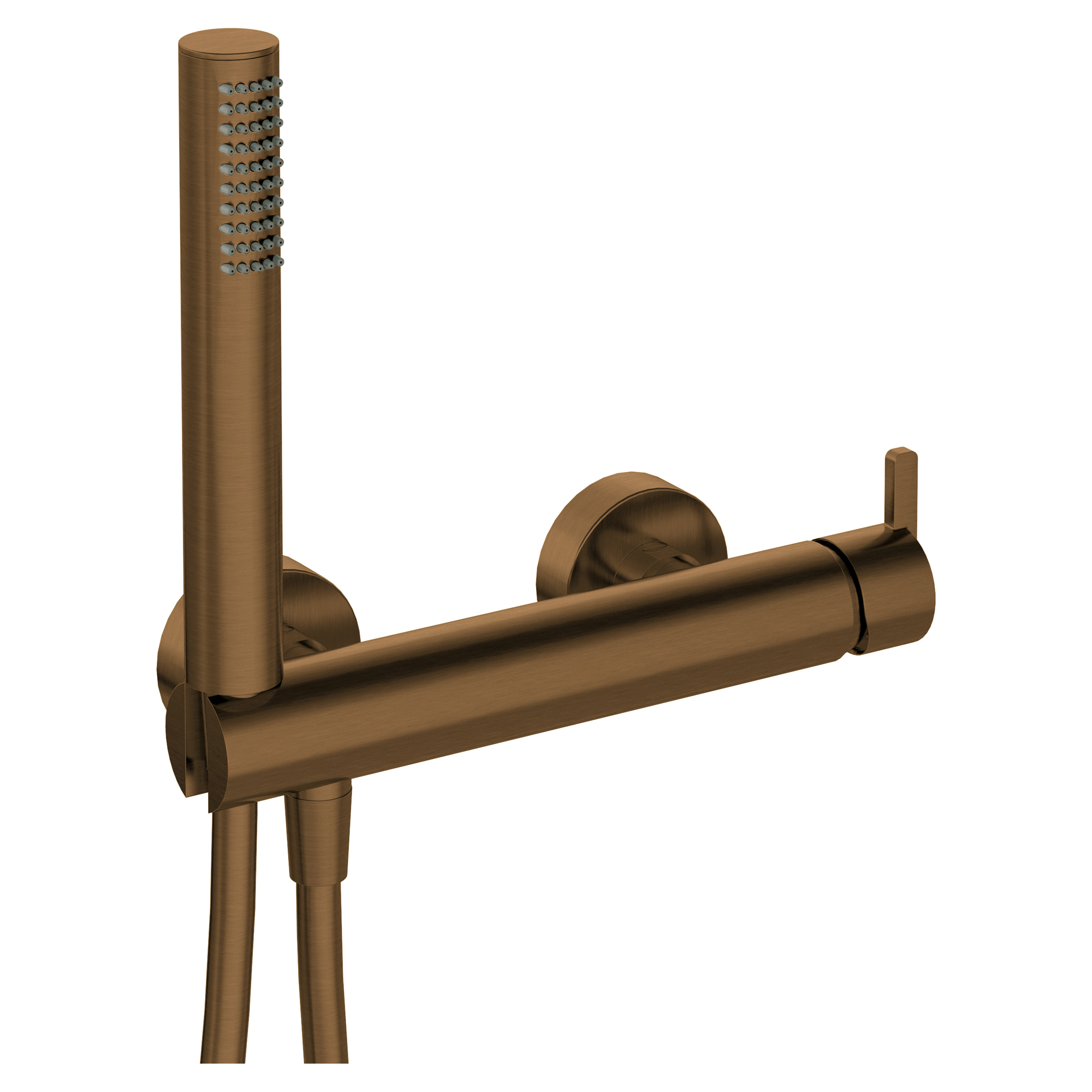 Dusjbatteri med Dusjsett Silia Bronse Matt