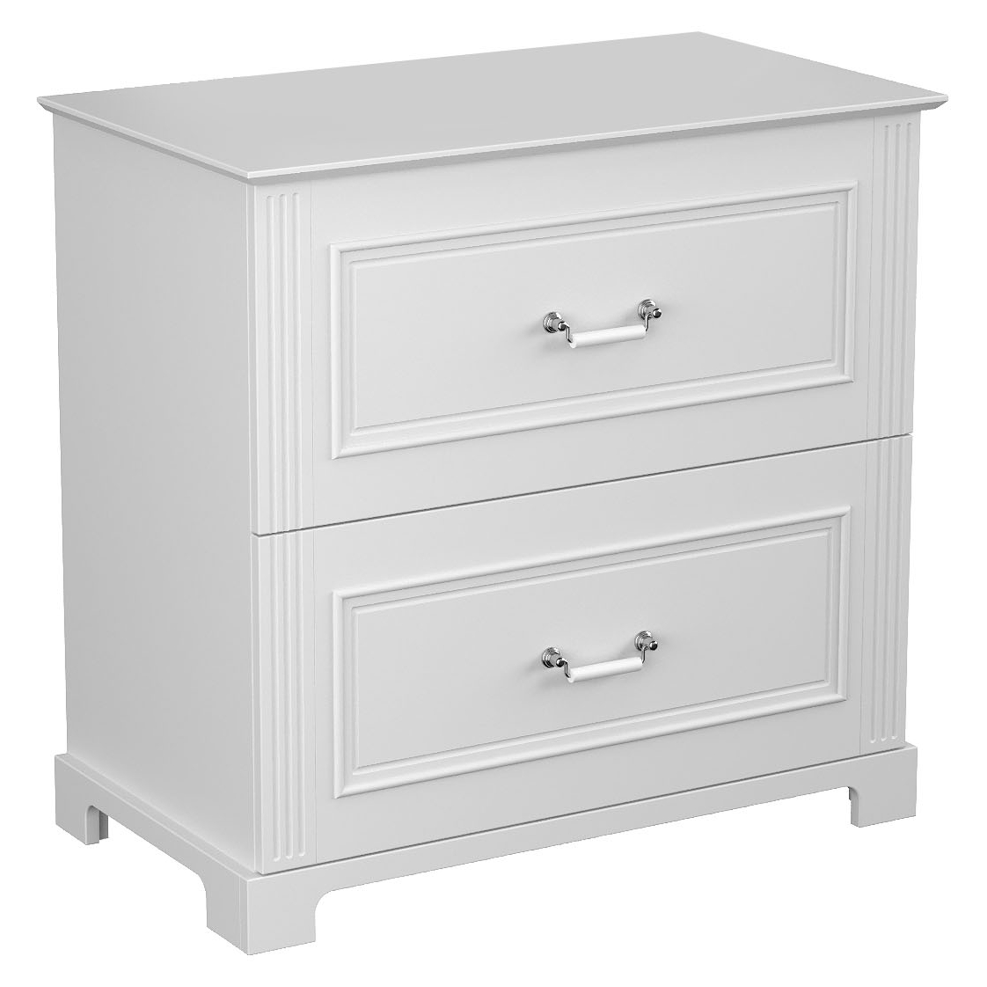 Servantskap Wellington Hvit Matt 80 cm