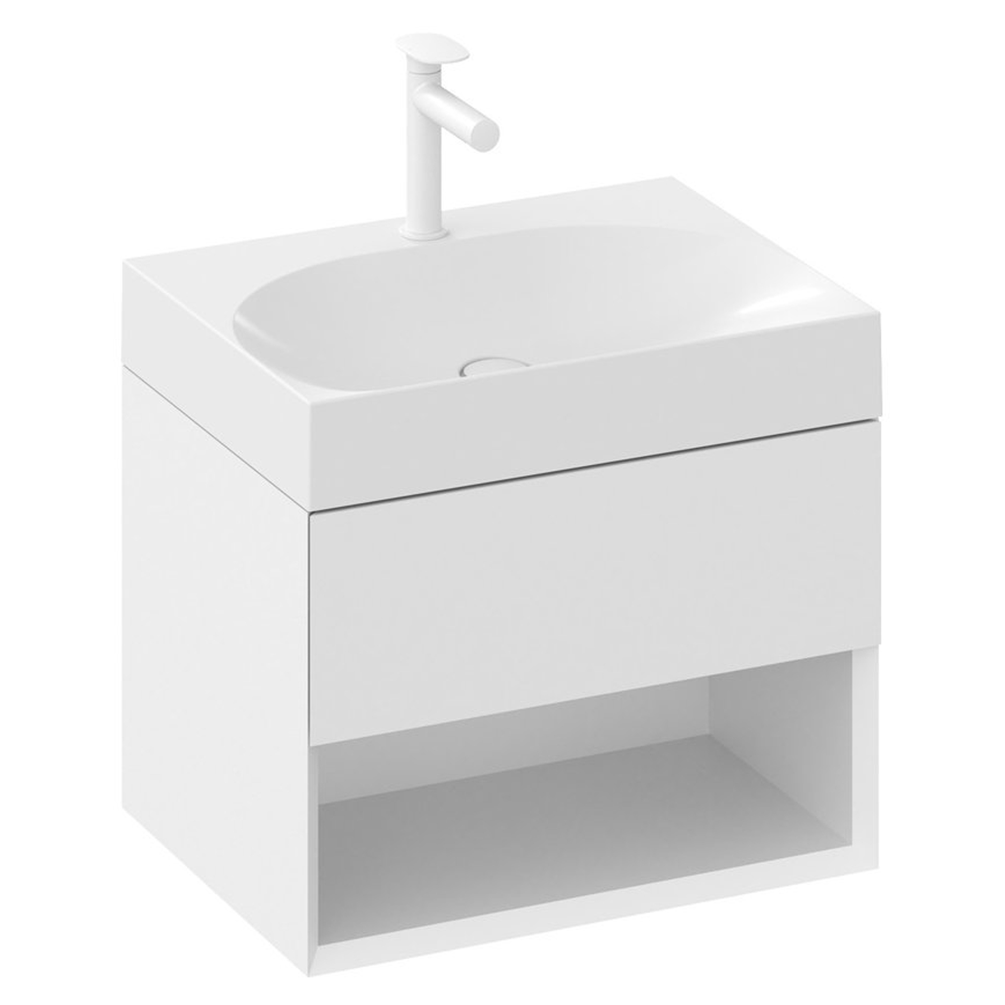 Ravak Servantskap Lite Hvit Blank 60 cm med Servant