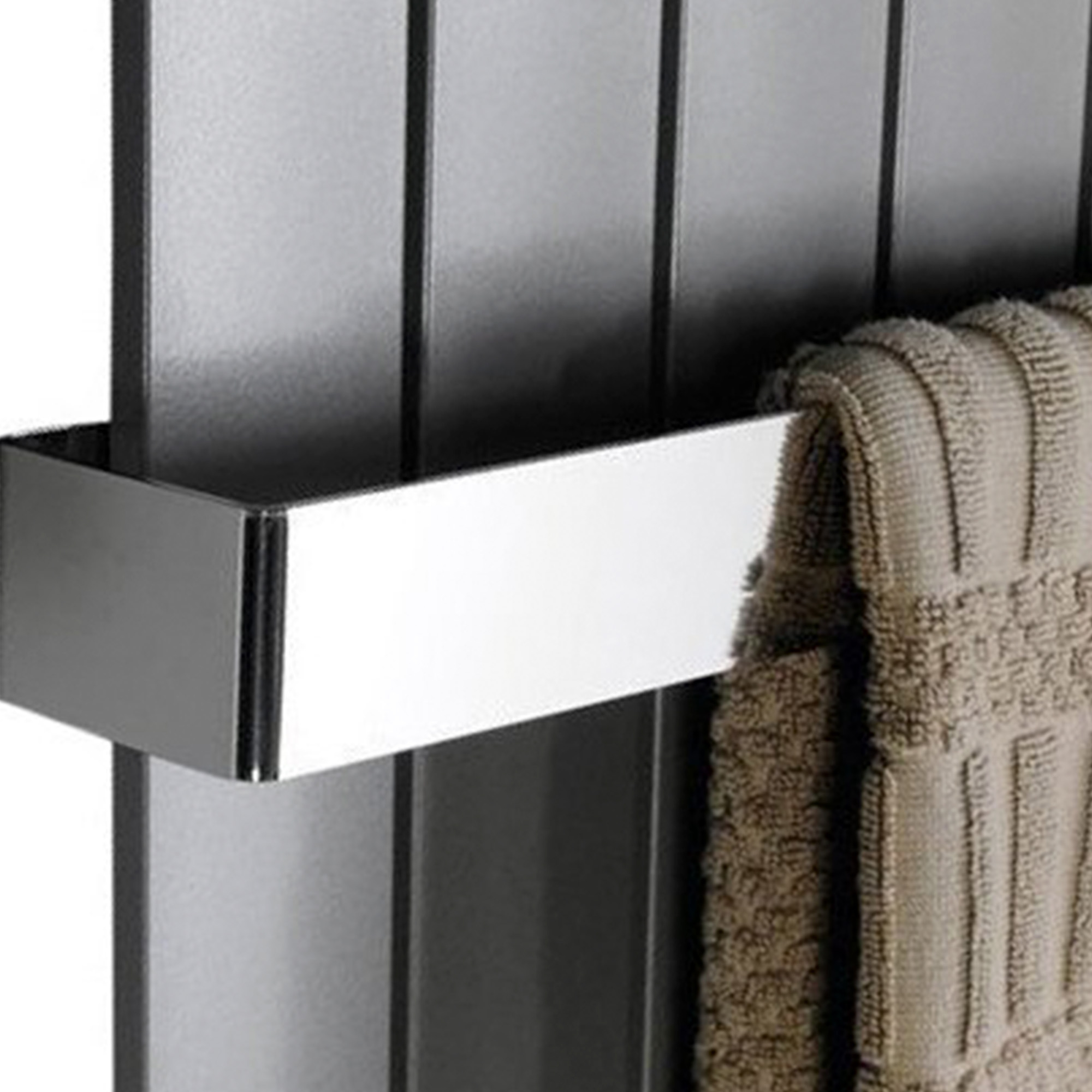 Håndkleholder for Håndkletørker Calore Rustfritt stål Matt 65x8 cm