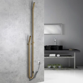 El Håndkletørker 45 W <strong>Tempra</strong>  Guld Matt
