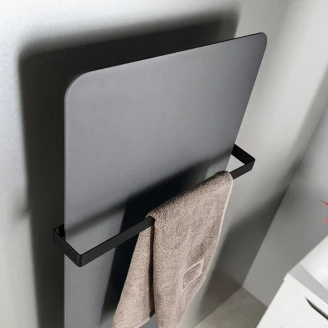 Håndkleholder for Håndkletørker <strong>Solvia</strong>  Svart Matt 52 cm