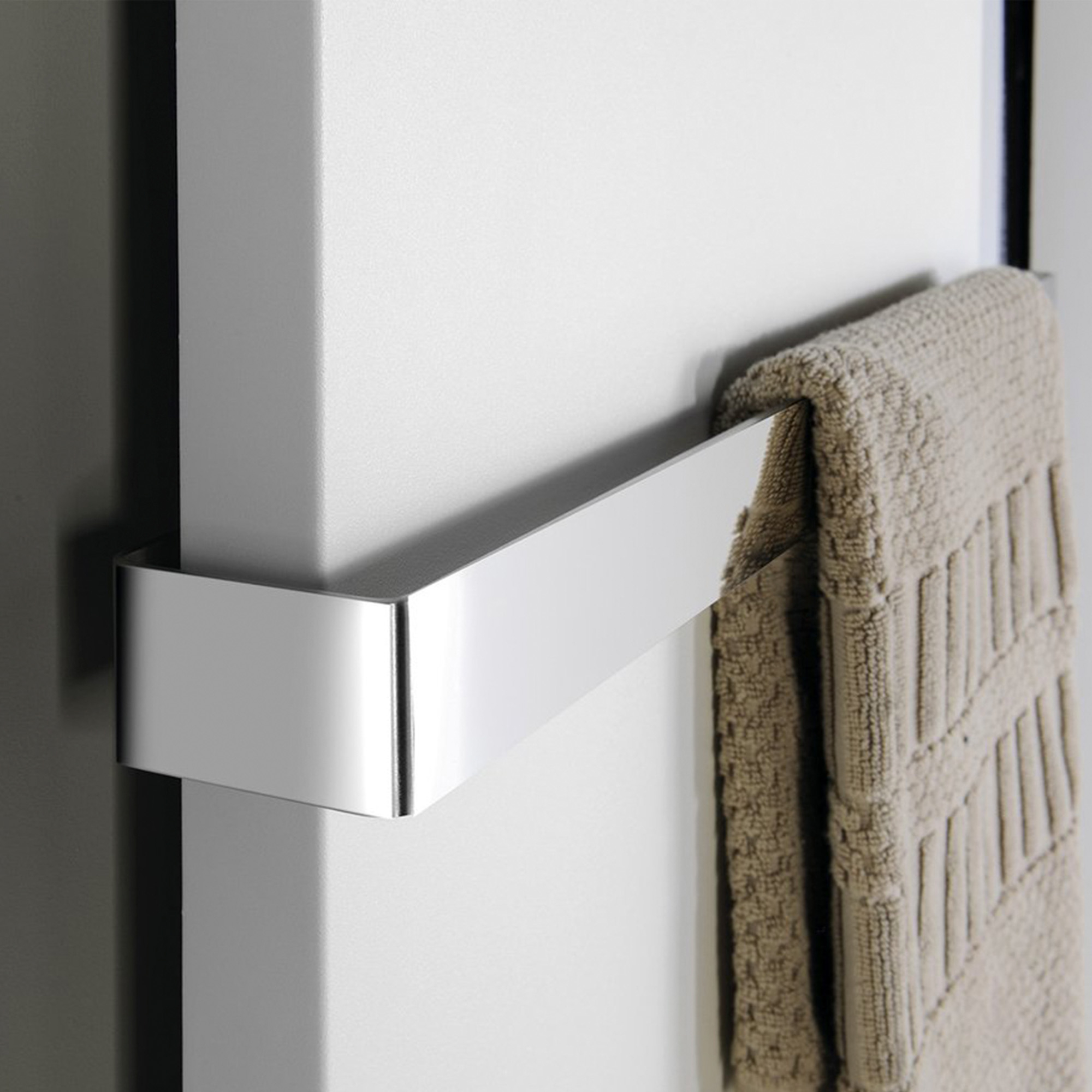 Håndkleholder for Håndkletørker Magnetiq Rustfritt stål Blank 65x8 cm
