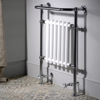 Håndkletørker 550 W <strong>Ashford</strong>  Hvit-Krom