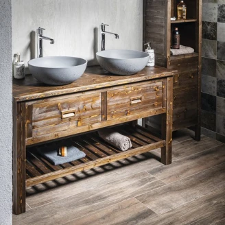 Servantskap <strong>Suite</strong>  Mørkt tre 130x50 cm