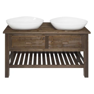Servantskap <strong>Suite</strong>  Mørkt tre 130x50 cm