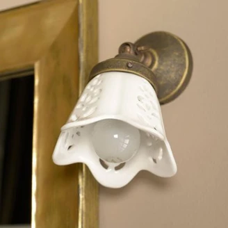 Vegglampe <strong>Lilia</strong>  Bronse 12 cm