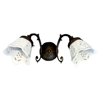 Vegglampe <strong>Lilia</strong>  Bronse 38 cm