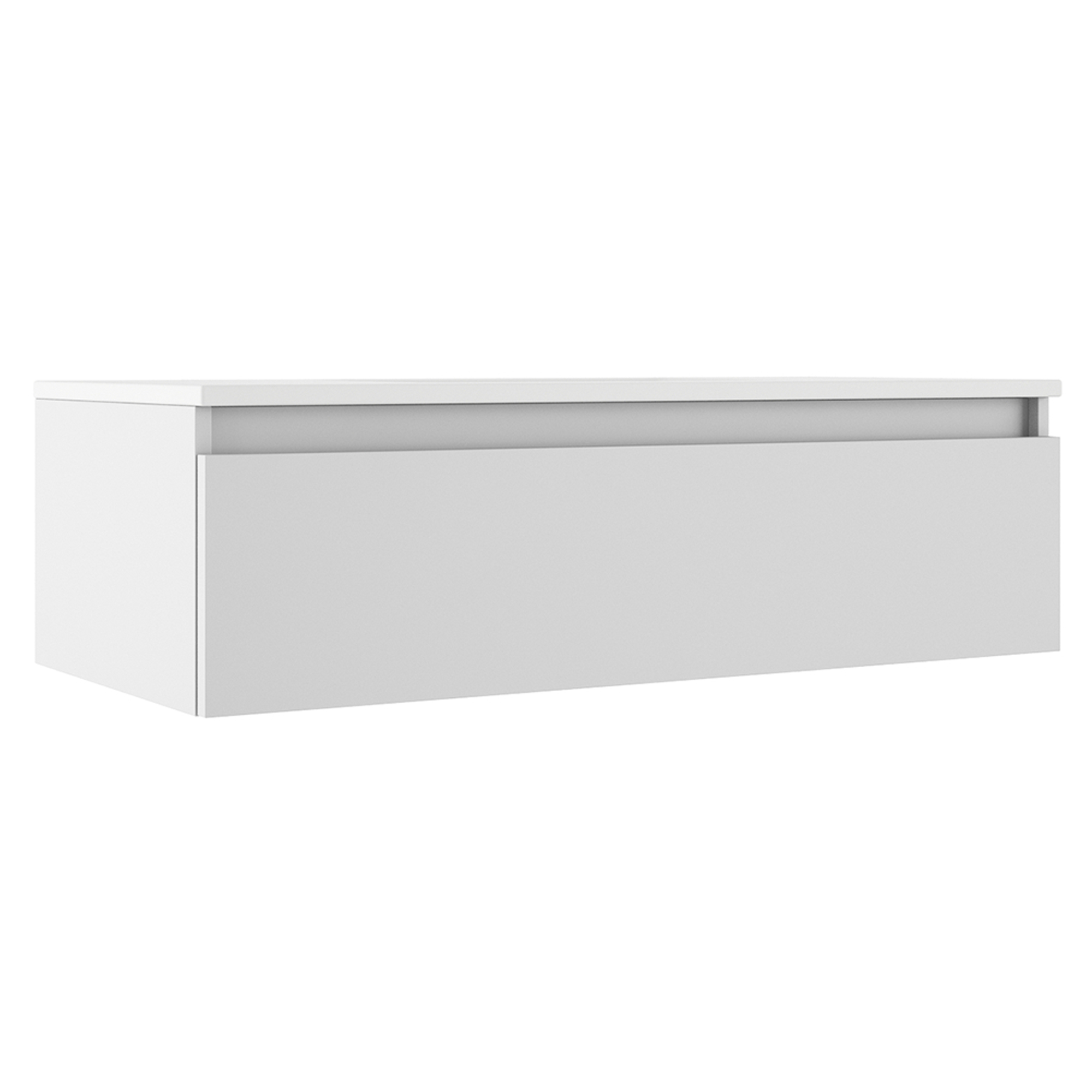 Servantskap Blisse Hvit Matt 100x46x28 cm med Servant Hvit Blank
