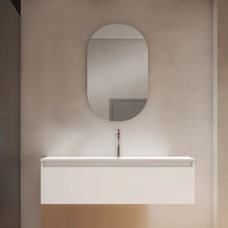 Servantskap <strong>Blisse</strong>  Hvit Matt 120x46x28 cm med Servant Hvit Blank