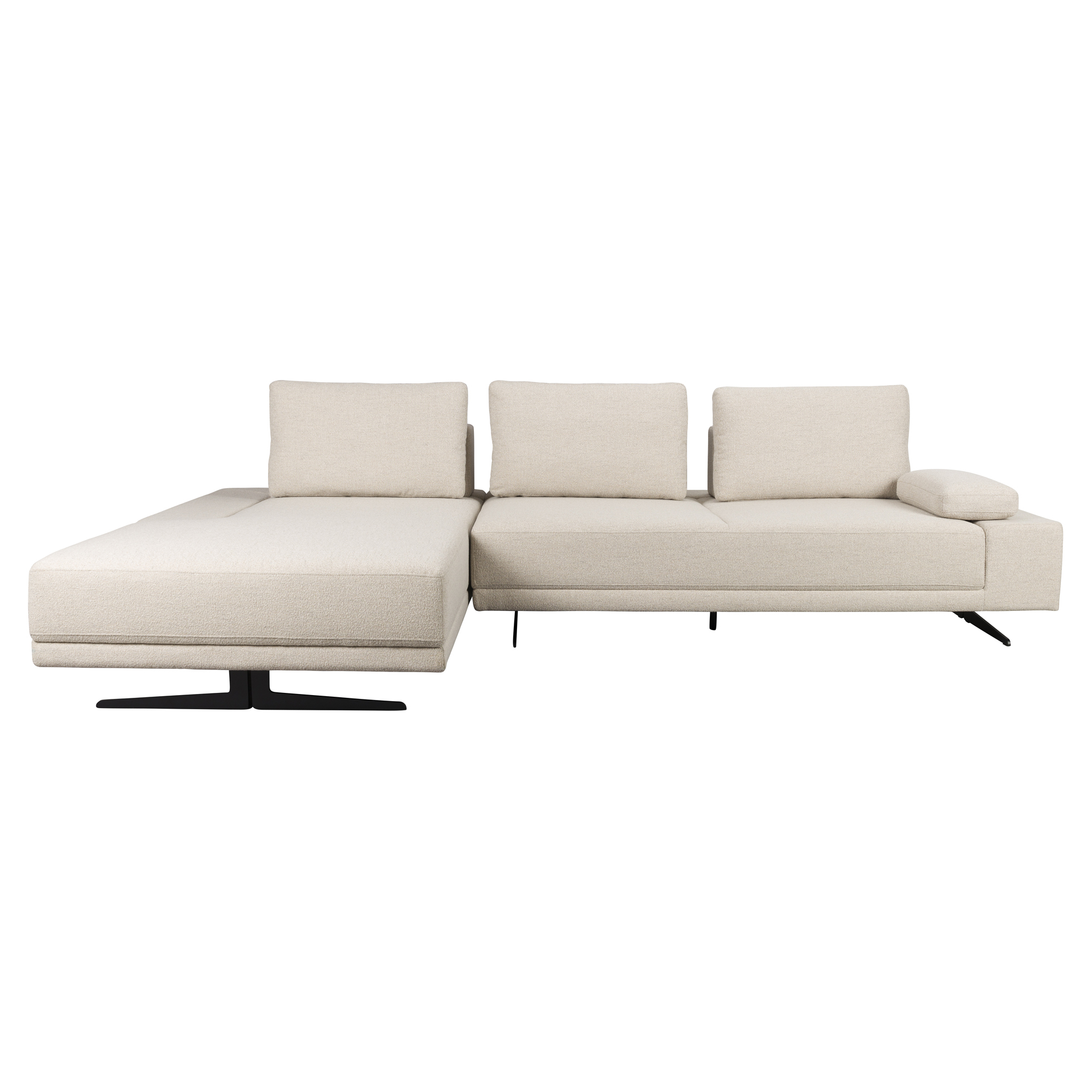 Dutchbone Sofa Venstre Shelly Hvit