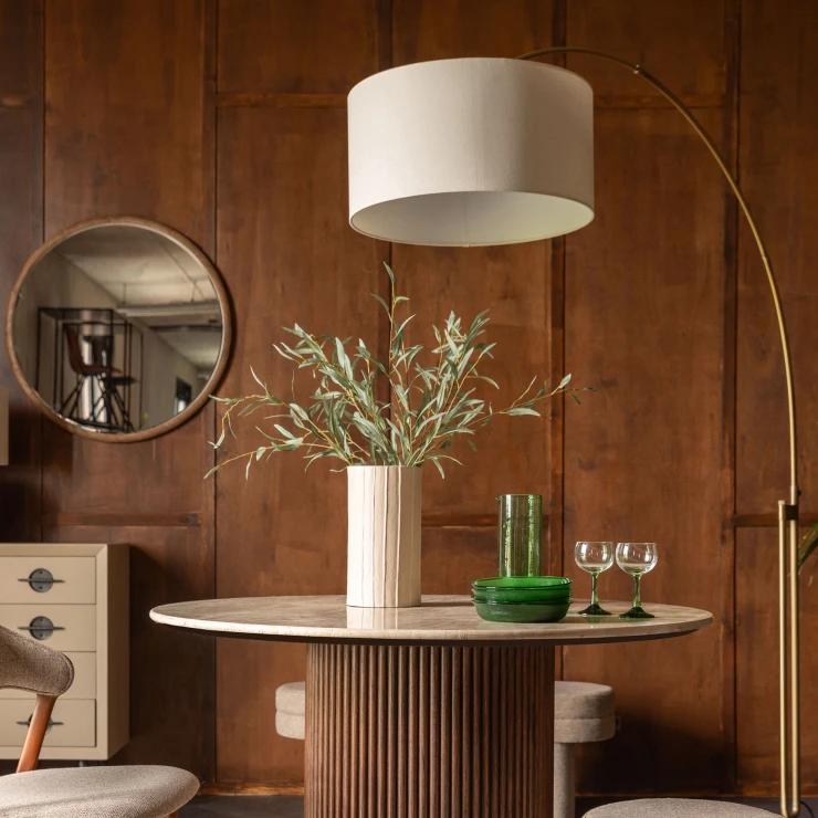 Dutchbone Gulvlampe Archie Beige