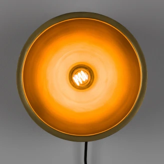 Vegglampe <strong>Lioran</strong>  Svart, Gull M