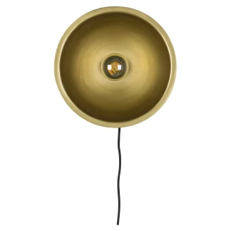 Vegglampe <strong>Lioran</strong>  Svart, Gull M